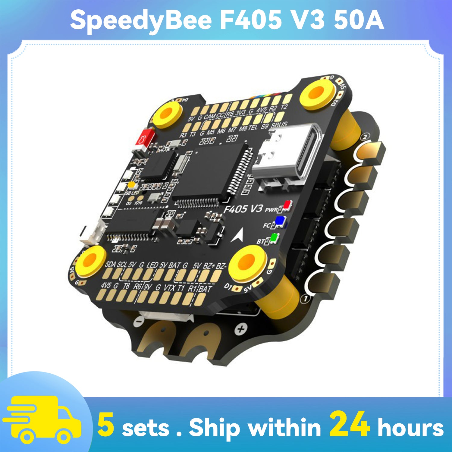 SpeedyBee F405 V3 BLS 50A 30x30 FC&amp;ESC Stack 4-в-1 ESC с BLHELIS 50A